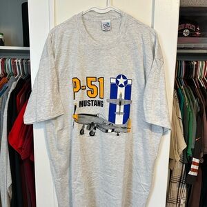 1991 P-51 Mustang Graphic Tee